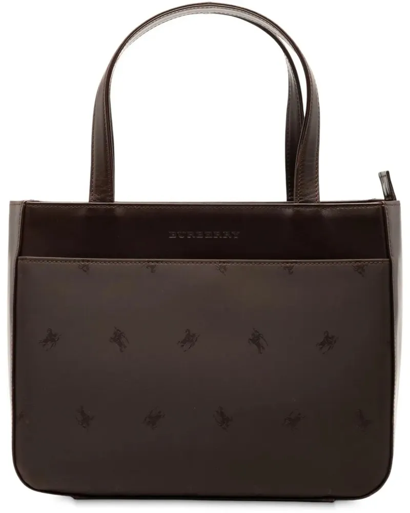 Burberry Crossbody Bags Leather Trimmed Nylon Handbag braun Braun