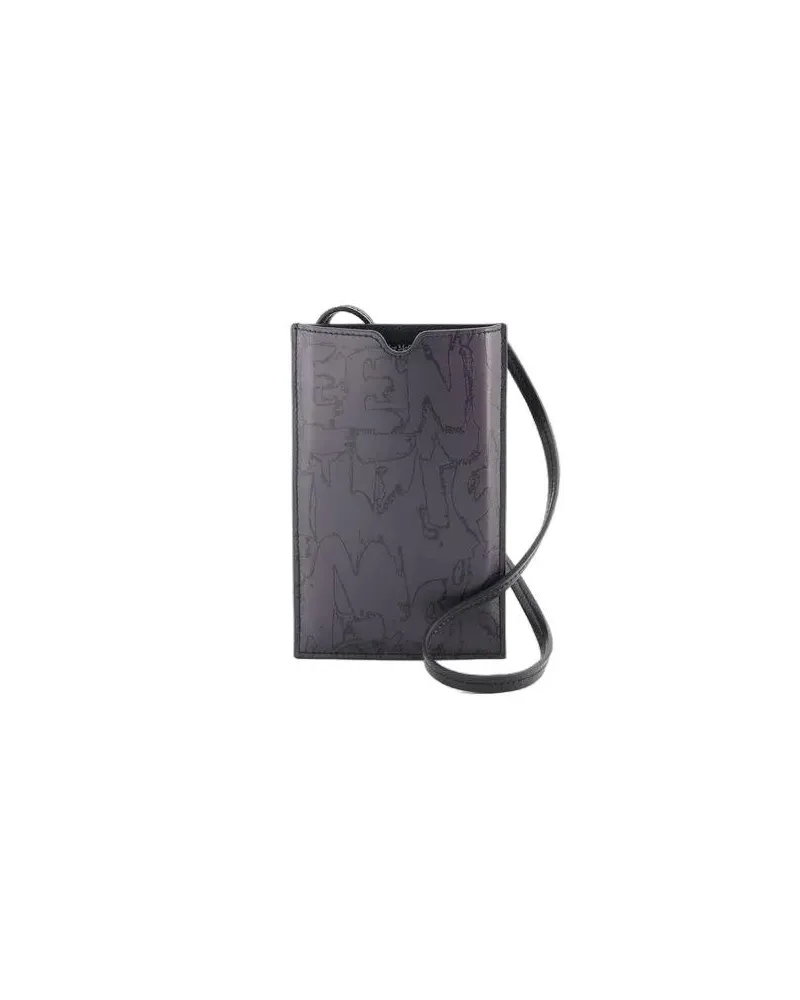 Alexander McQueen Pochettes The Phone Holder Crossbody - Nylon - Black schwarz Schwarz