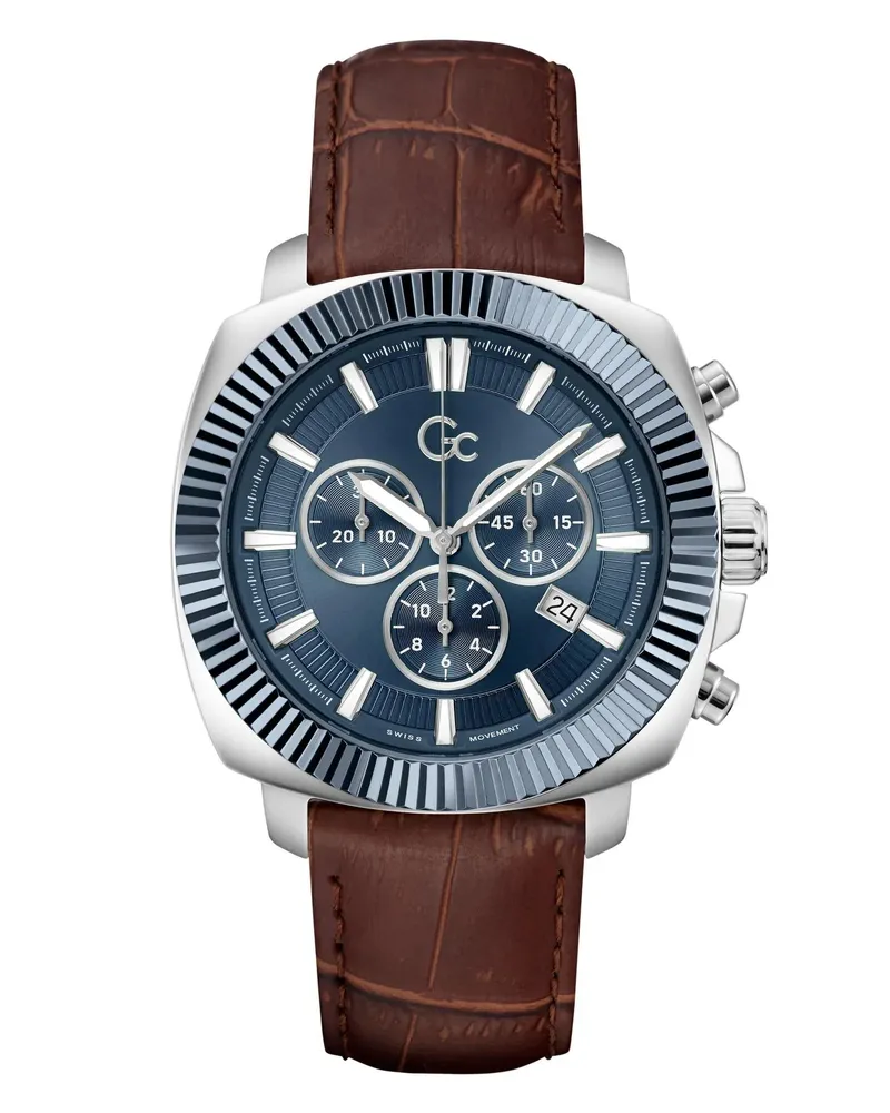 Gc Uhren Chronographenuhr  Flair Coussin brown Braun