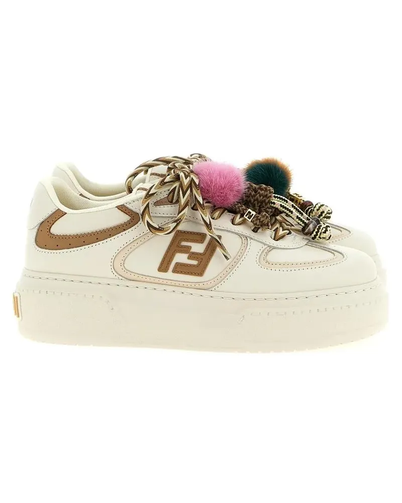 Fendi Low-Top Sneaker ' Match' Sneakers beige Beige