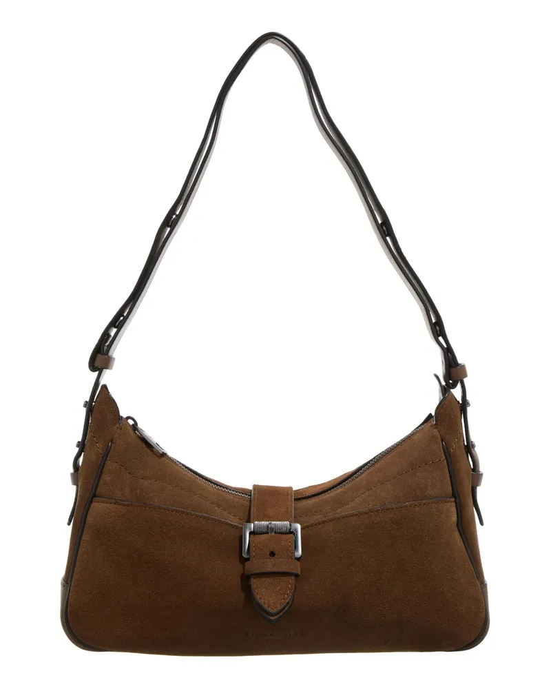 Liebeskind Bowling Bags Ren Suede Crossbody Bag S braun Braun