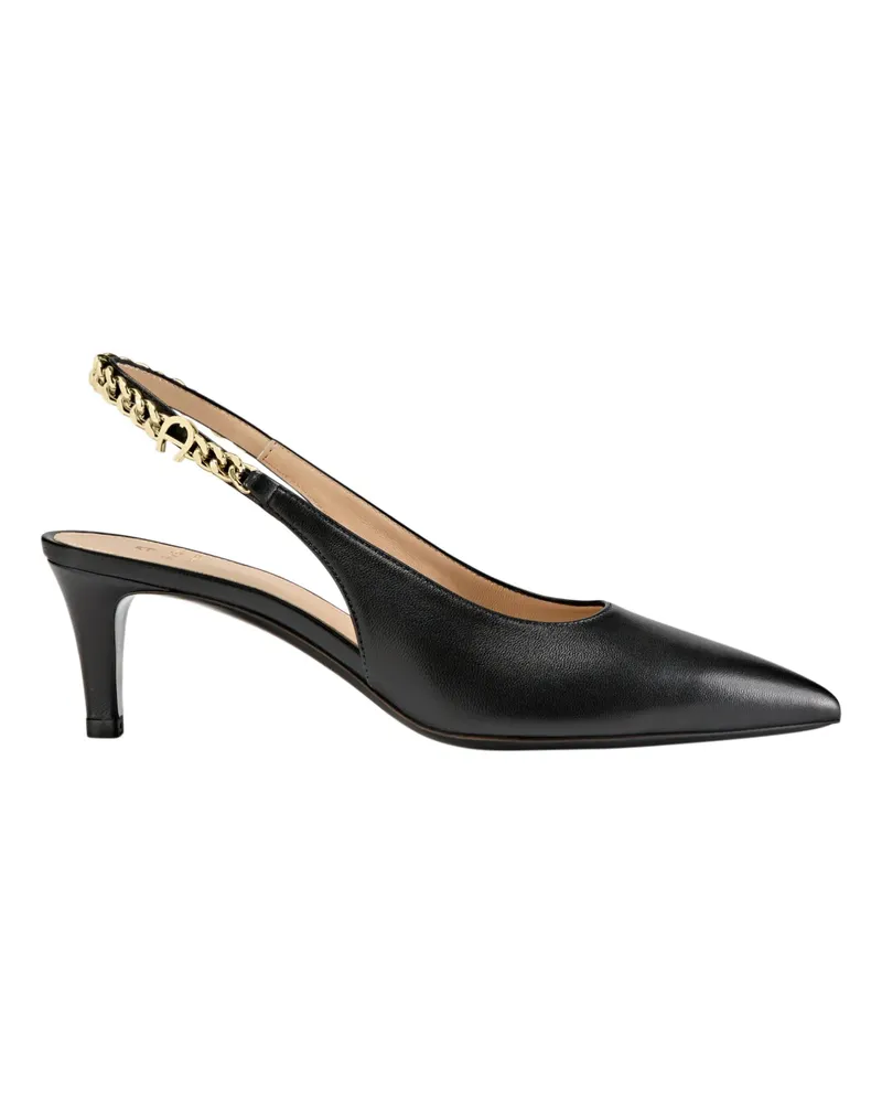 Aigner Hohe Schuhe slingback pumps MADONNA 11D schwarz Schwarz