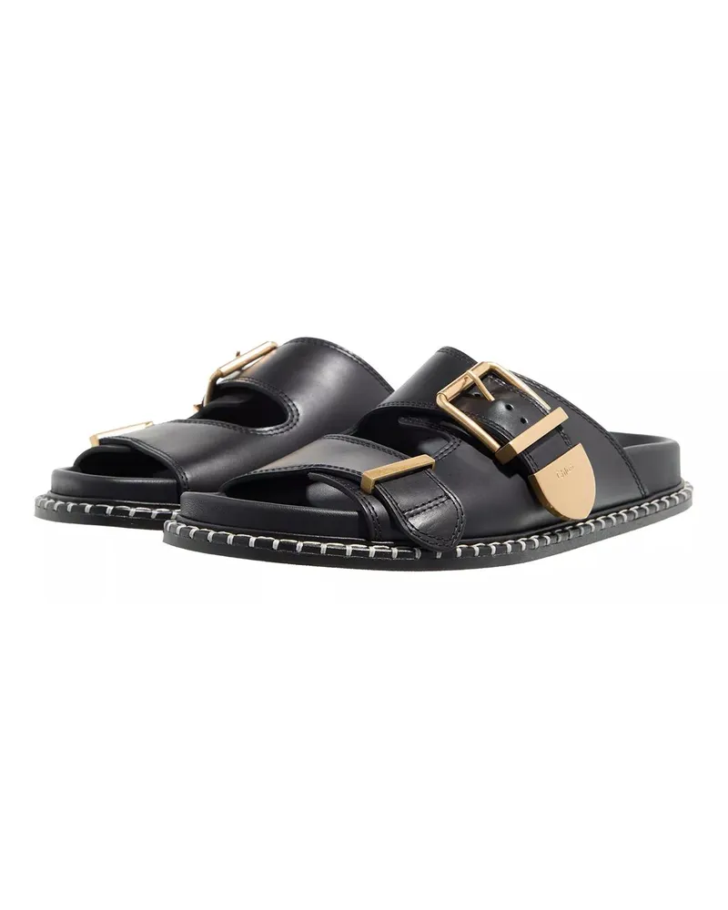 Chloé Slipper & Pantoletten Slides Woman schwarz Schwarz