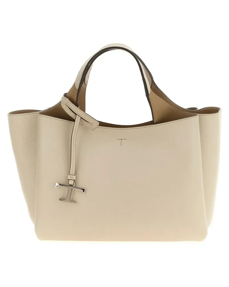 TOD'S Shopper & Totes Mini Leather Handbag beige Beige