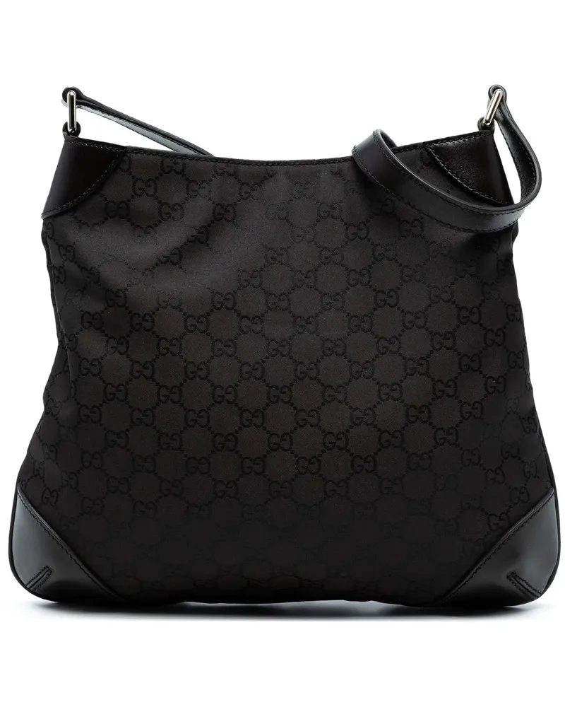 Gucci Hobo Bags GG Nylon Hobo Bag braun Braun