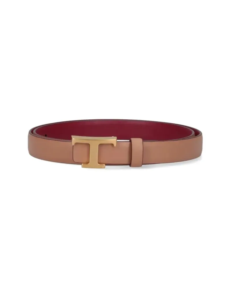 TOD'S Gürtel "T Timeless" Reversible Belt bunt Bunt