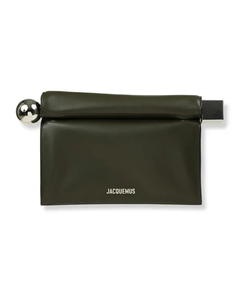 Jacquemus Clutches Structured Top Handle Bag grün Grün