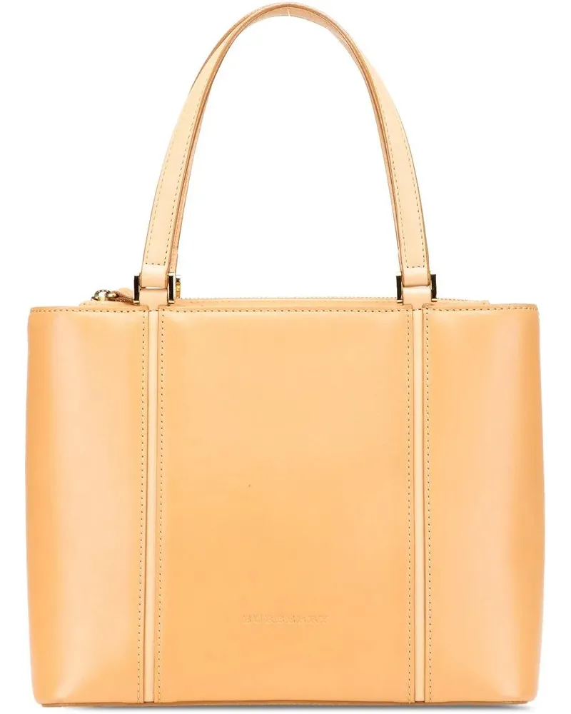 Burberry Shopper Leather Tote braun Braun