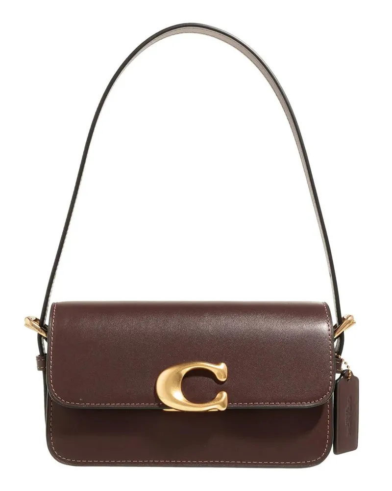 Coach Crossbody Bags Refined Calf Leather Zoe Shoulder Bag braun Braun