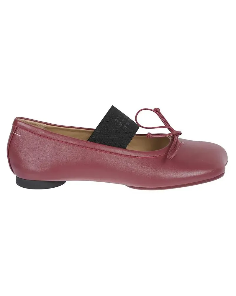 Maison Margiela Ovine Leather Ballet Shoe rot Rot