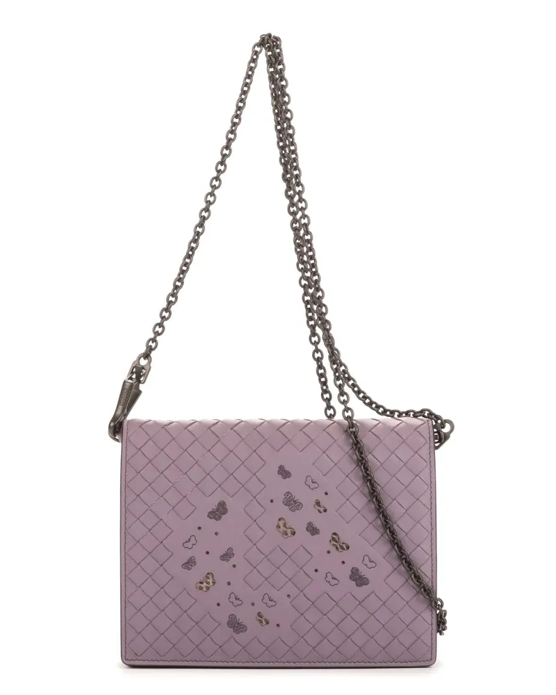 Bottega Veneta Crossbody Bags Ltd Ed. Ayers Butterfly WOC violett Violett