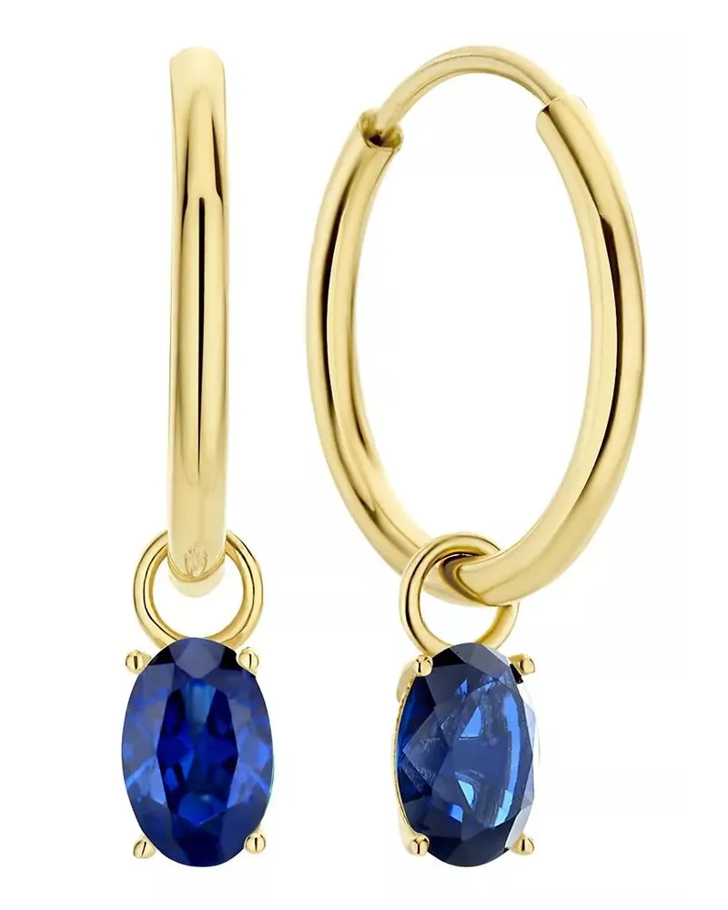 Isabel Bernard Ohrringe Baguette Nila 14 karat hoop earrings Mehrfarbig