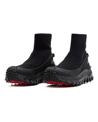 Moncler Boots & Stiefeletten Trailgrip Knit High Top Sneakers Schwarz