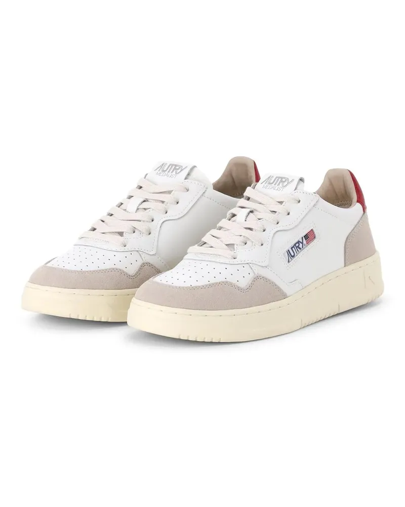 AUTRY Low-Top Sneaker "Medalist" Low-Top Sneakers White rot Rot