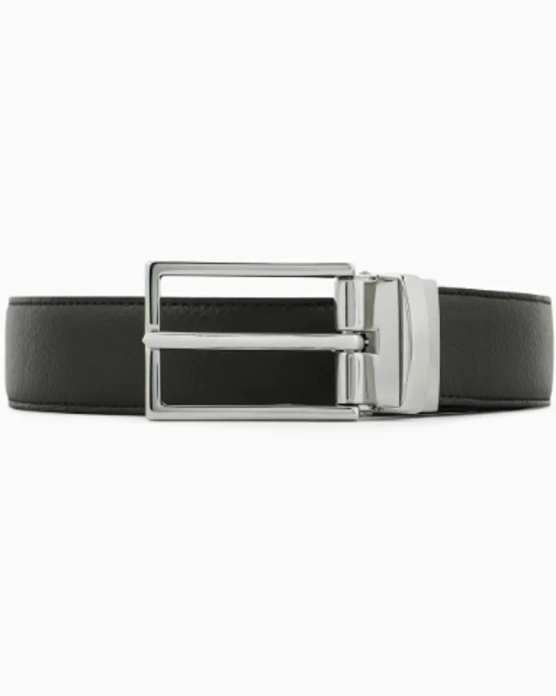 Emporio Armani Gürtel Belts Black schwarz Schwarz