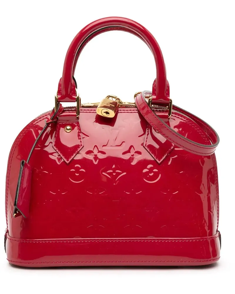 Louis Vuitton Hobo Bags Monogram Vernis Alma BB rot Rot