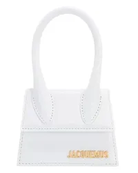 Jacquemus Tote Le Chiquito Top Handle Bag Leather Weiß