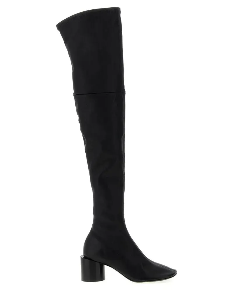 Jil Sander Stiefel Tall Stretch Nappa Leather Boots schwarz Schwarz