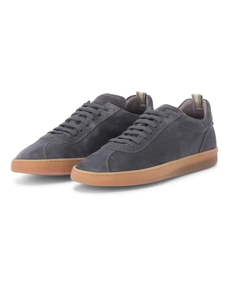 Officine Creative Italia Low-Top Sneaker Sneaker Halo aus Veloursleder blau Blau