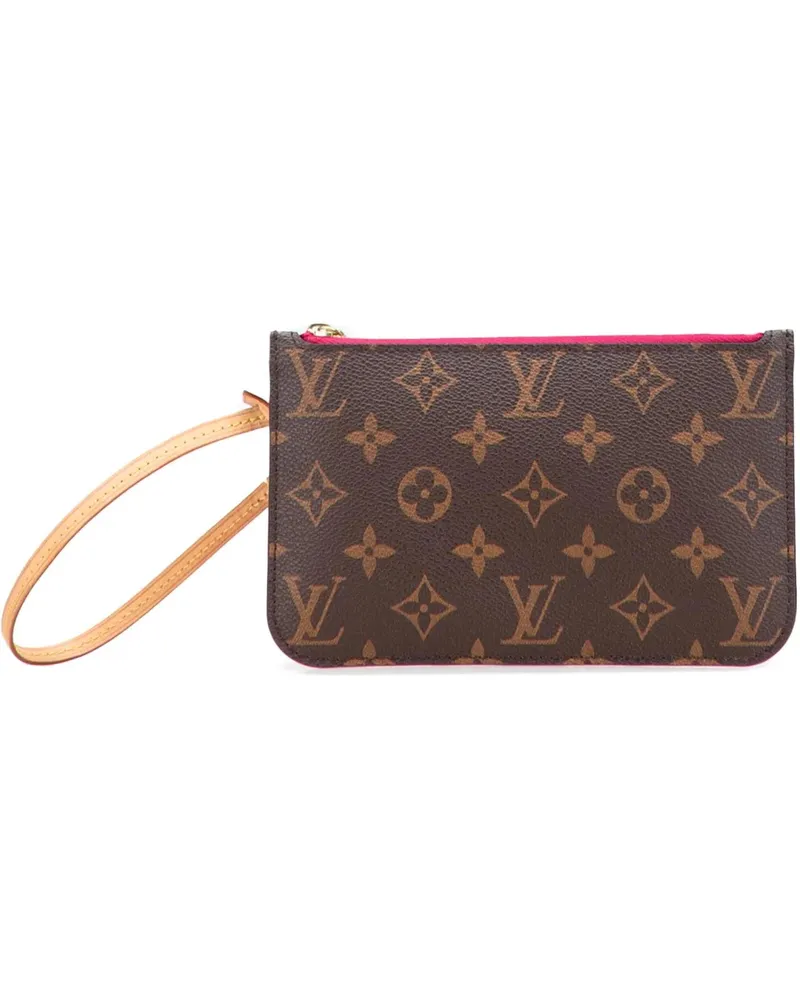 Louis Vuitton Kosmetiktaschen Monogram Neverfull Pouch braun Braun