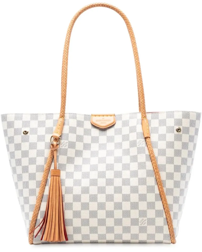 Louis Vuitton Shopper Damier Azur Propriano weiß Weiß