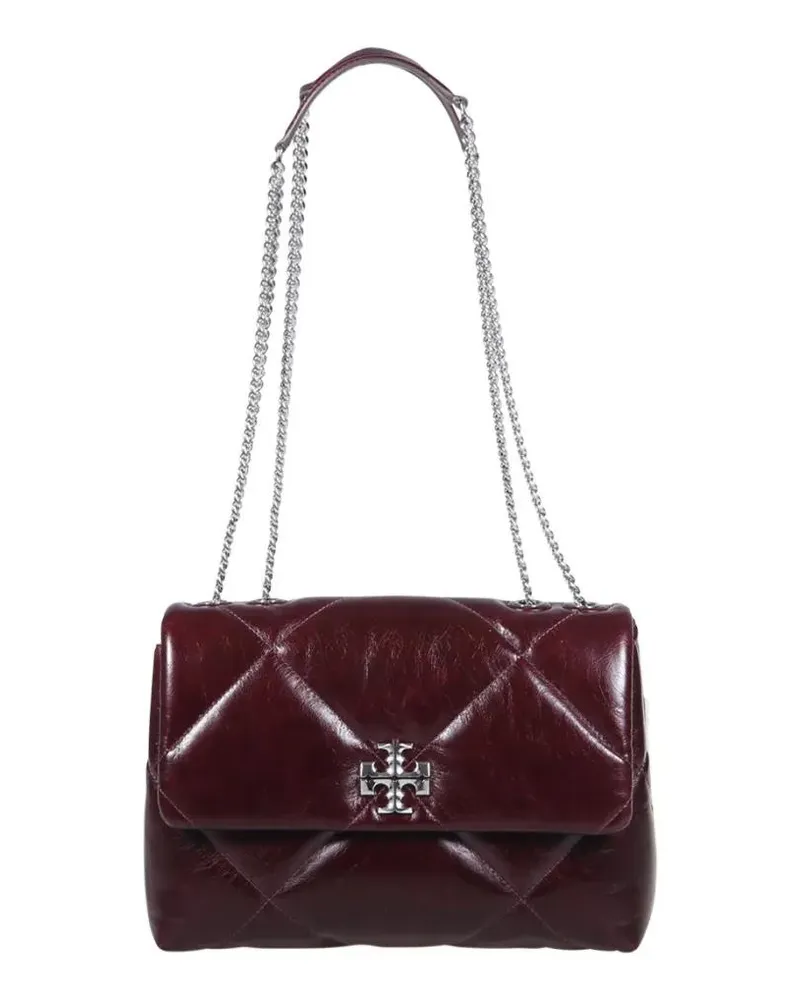 Tory Burch Hobo Bags Kira Diamond Quilt Distressed Convertible Shoulder schwarz Schwarz