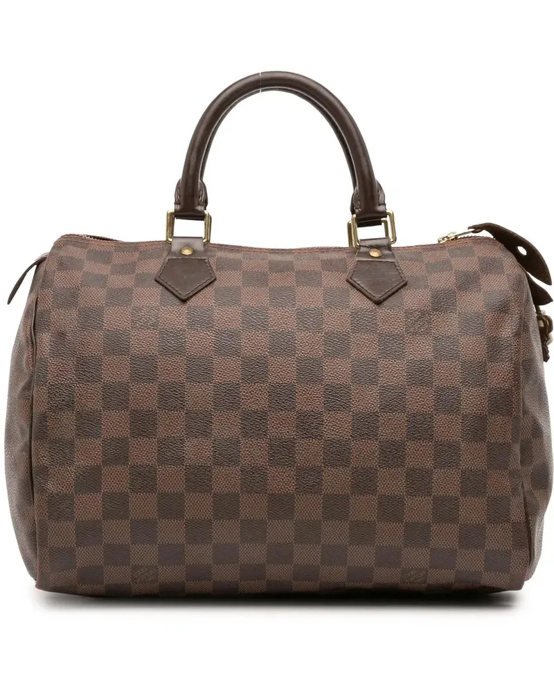 Louis Vuitton Crossbody Bags Damier Ebene Speedy 30 braun Braun