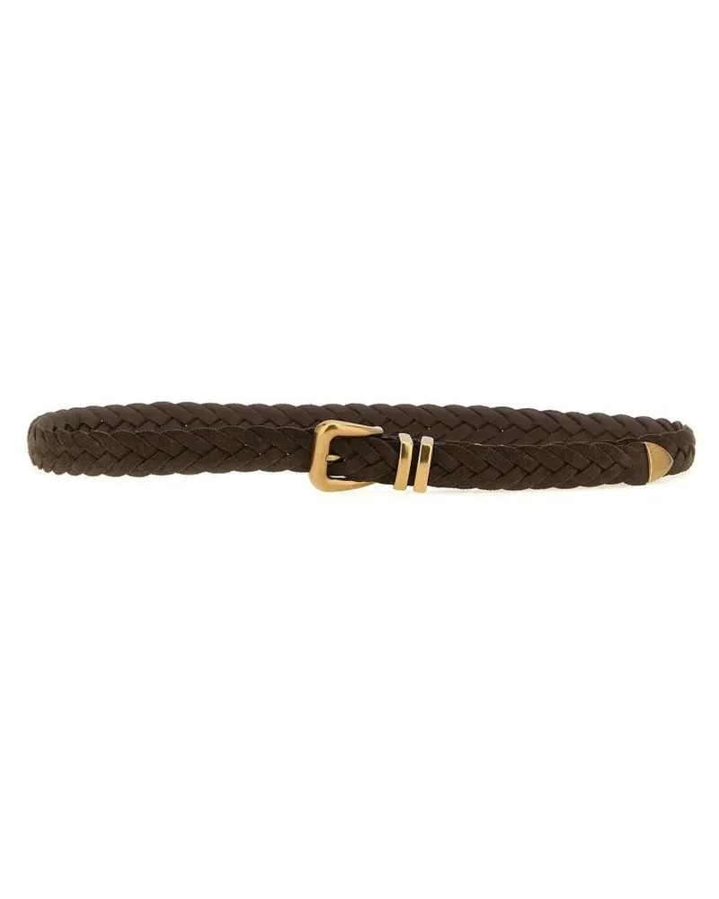 Brunello Cucinelli Gürtel Woven Belt braun Braun