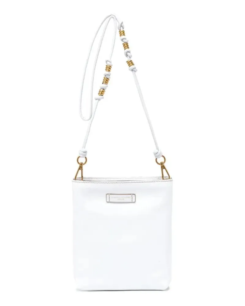 Gianni Chiarini Crossbody Bags Camilla White Leather Handbag weiß Weiß