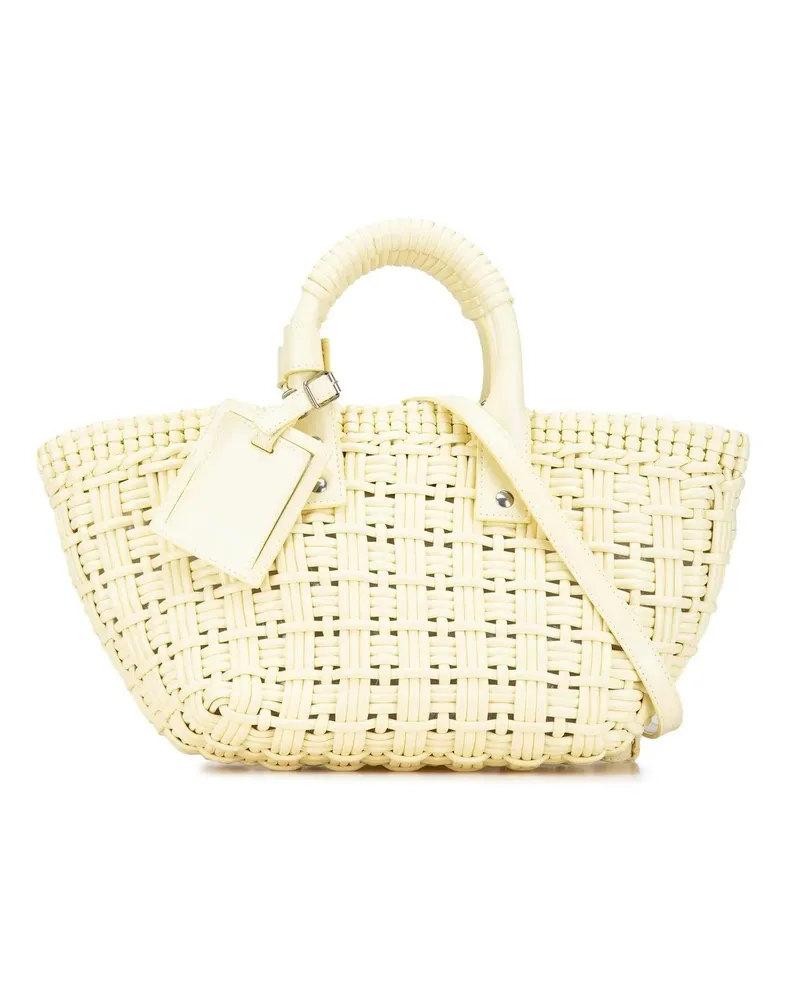 Balenciaga Crossbody Bags 2018-2024 Faux Leather Bistro Panier XS gelb Gelb