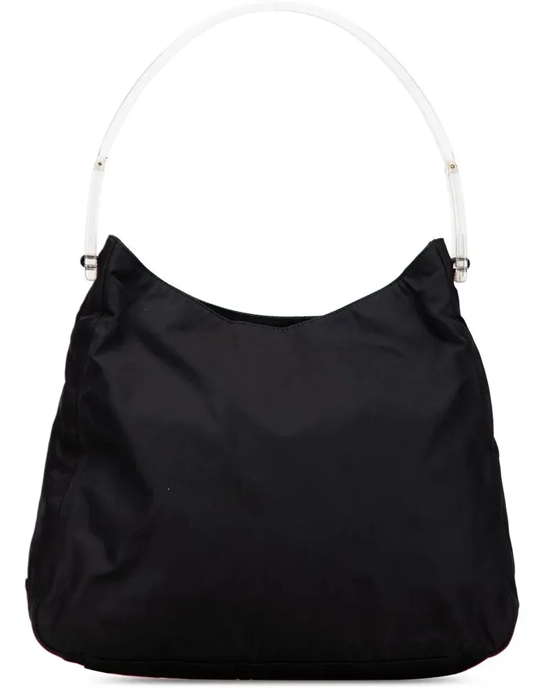 Prada Shopper Tessuto Tote schwarz Schwarz