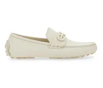 Loafer Moccasin With Gancini Ornament weiß