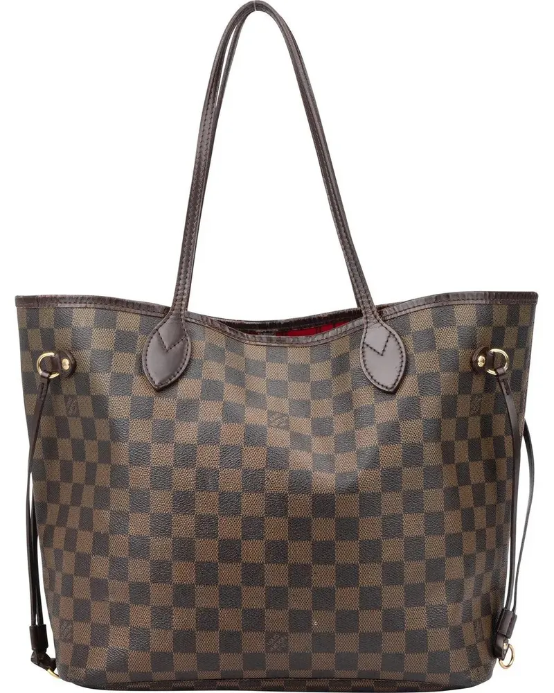 Louis Vuitton Crossbody Bags  Damier Ebene Monogram Neverfull MM S braun Braun