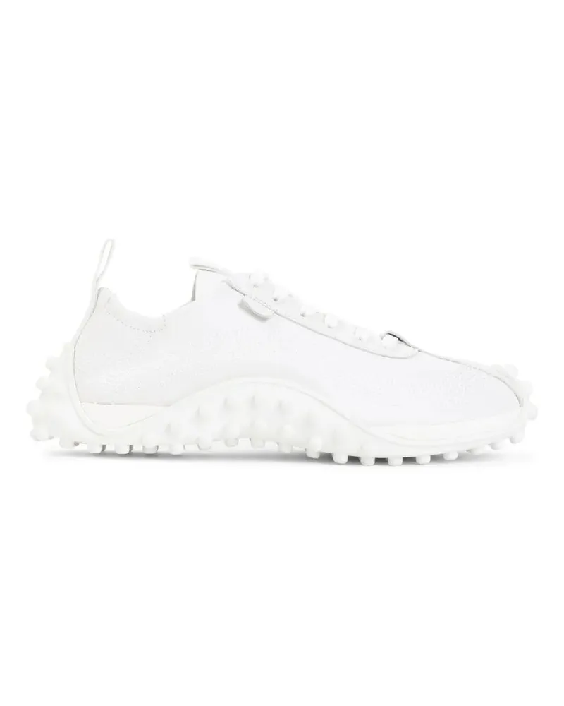 AMI Paris Low-Top Sneaker Minimalist Low-Top White Sheepskin Sneakers weiß Weiß