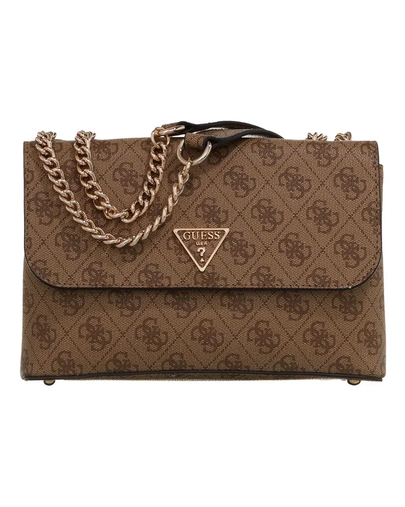 Guess Satchels Eco Erica 2 Comp Satchel beige Beige