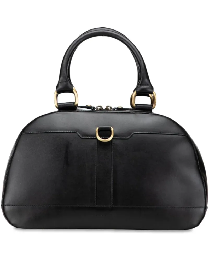 Burberry Crossbody Bags Medium Leather Dome Handbag schwarz Schwarz