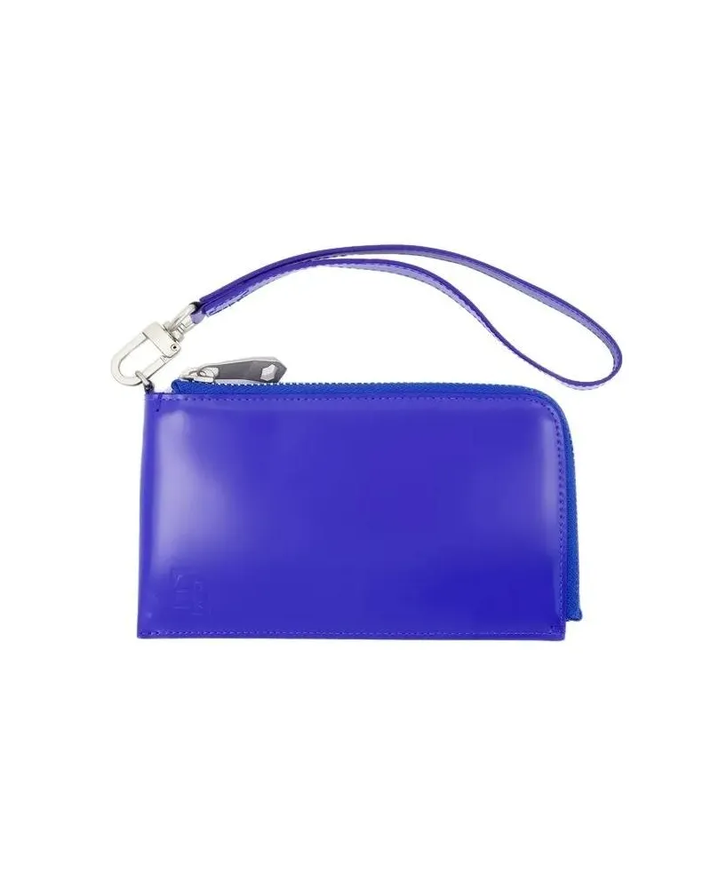 Adererror Portemonnaies 01 Trs Tag Wallet - Leather - Blue blau Blau