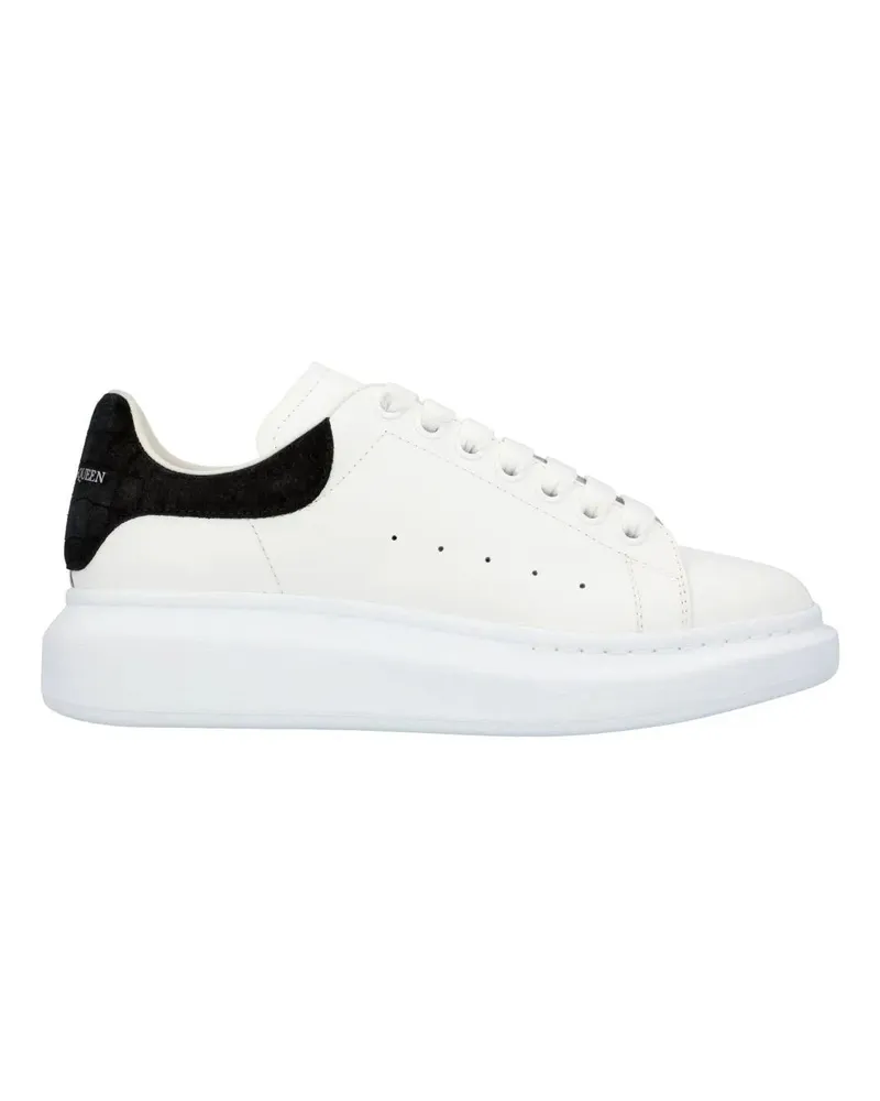 Alexander McQueen Low-Top Sneaker White Black' Oversized Sneaker weiß Weiß