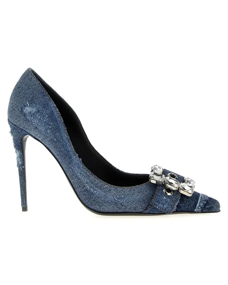 Dolce & Gabbana Hohe Schuhe 'Lollo' Pumps blau Blau