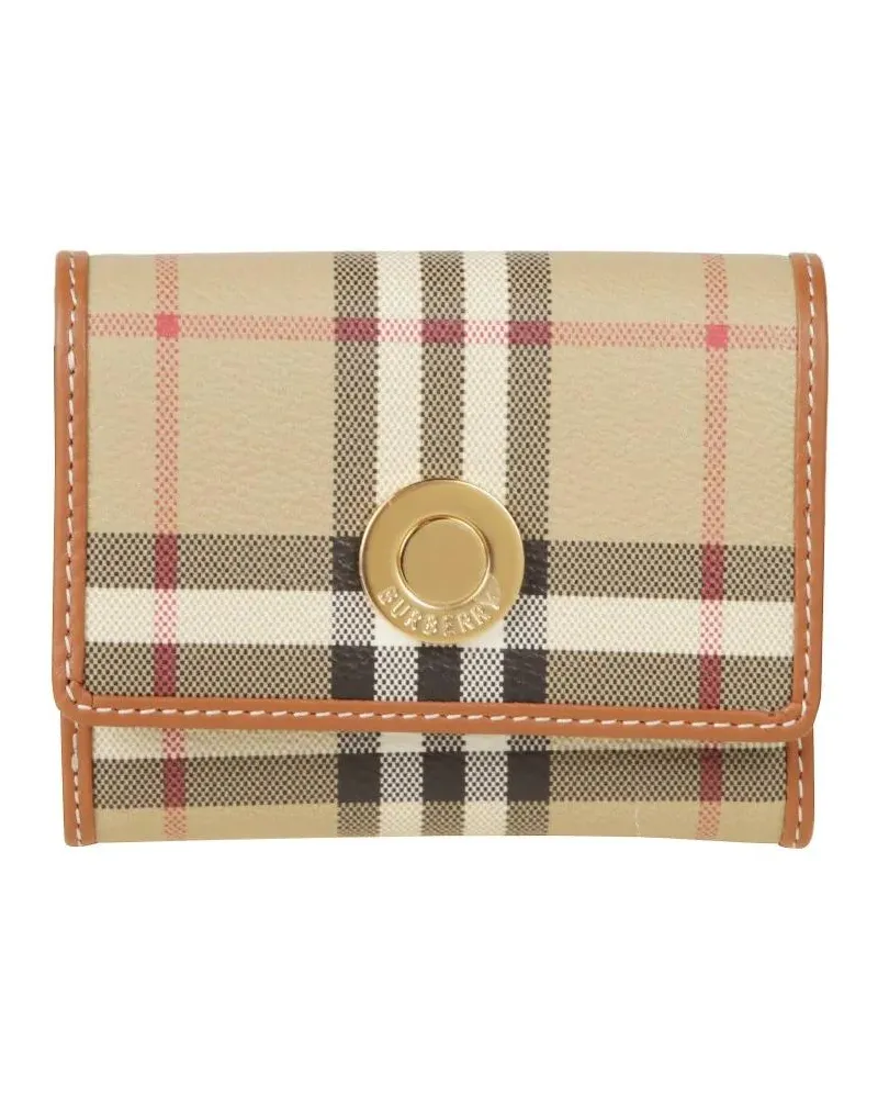 Burberry Portemonnaie Compact Beige Wallet With Minimalist Design beige Beige