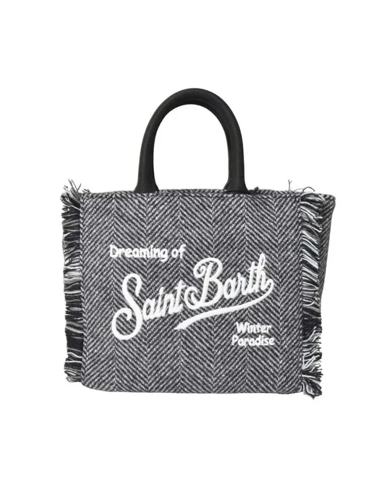 MC2 Saint Barth Shopper & Totes Structured Black Bag With Clean Lines And Minimali grau Grau