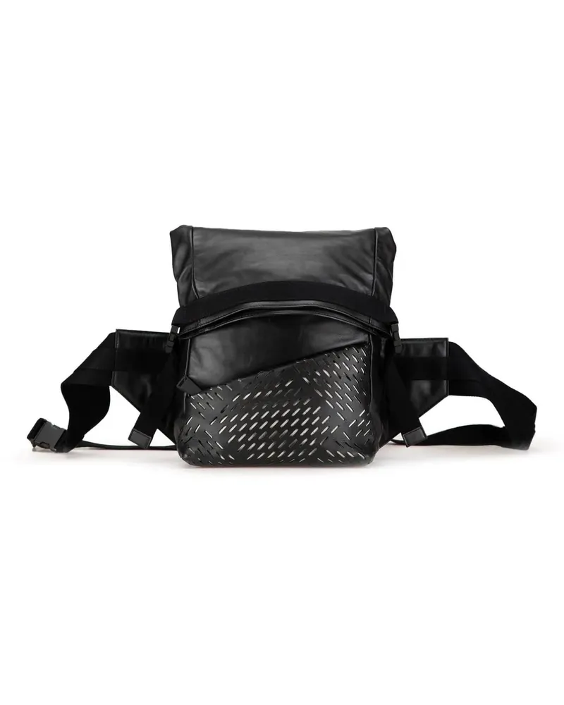 Bottega Veneta Bauchtaschen 2012-2024 Perforated Leather Belt Bag schwarz Schwarz