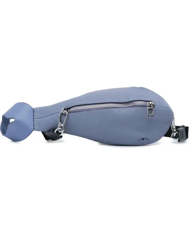 Loewe Bauchtaschen 2020 Leather Whale Belt Bag blau Blau
