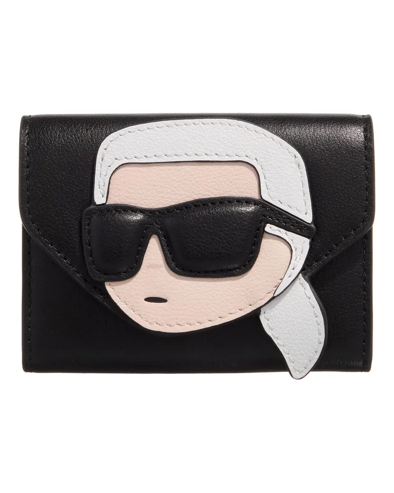 Karl Lagerfeld Portemonnaie K/Ikonik 2.0 Leather Wlt Karl schwarz Schwarz