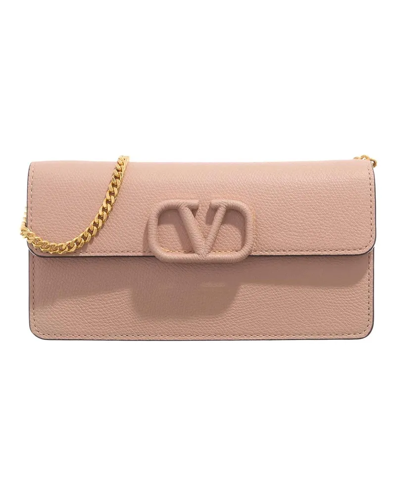 Valentino Garavani Crossbody Bags Vlogo Shoulder Bag rosa Gold