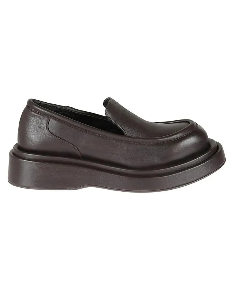 Paloma Barceló Ariel Moka Leather Moccasin grau Grau