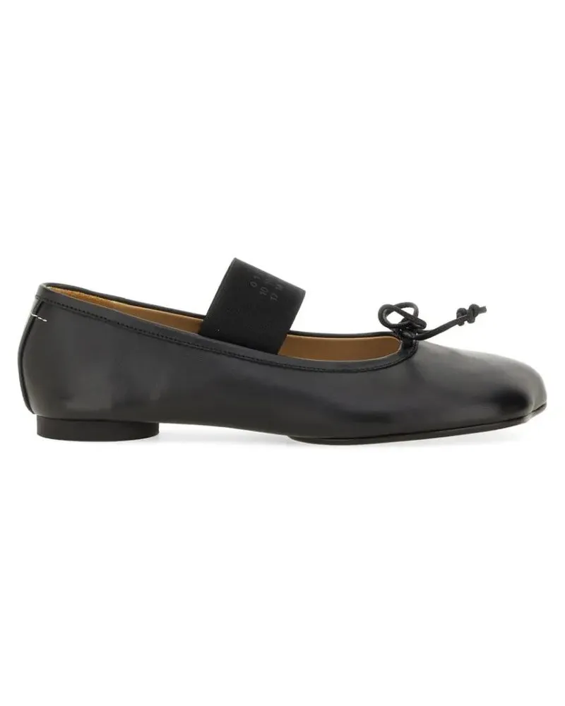 Maison Margiela Ballerina Anatomic Leather Flats schwarz Schwarz