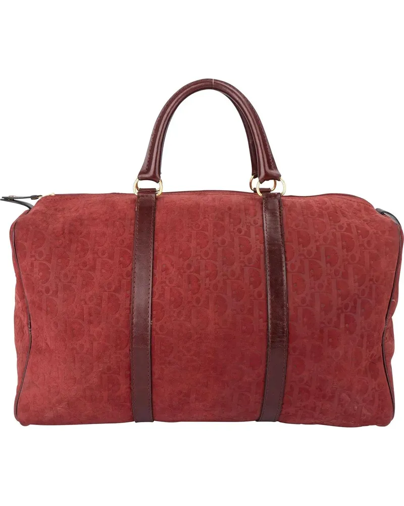 Dior Crossbody Bags  Suede Monogram Boston 40 Duffle Bag bunt Bunt