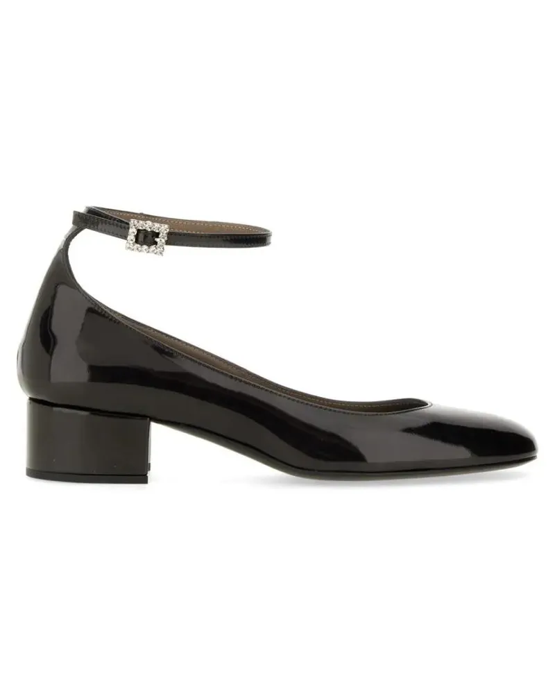 FESTA Milano Hohe Schuhe "Margot" Mary Jane schwarz Schwarz