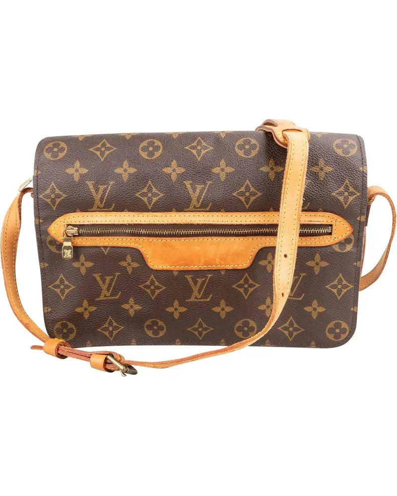 Louis Vuitton Crossbody Bags  Canvas Monogram Saint Germain GM Cro braun Braun